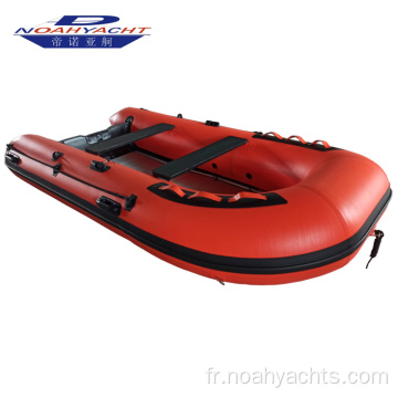 Shandong Noahyacht Floor Aluminium Boat de l&#39;aviron gonflable